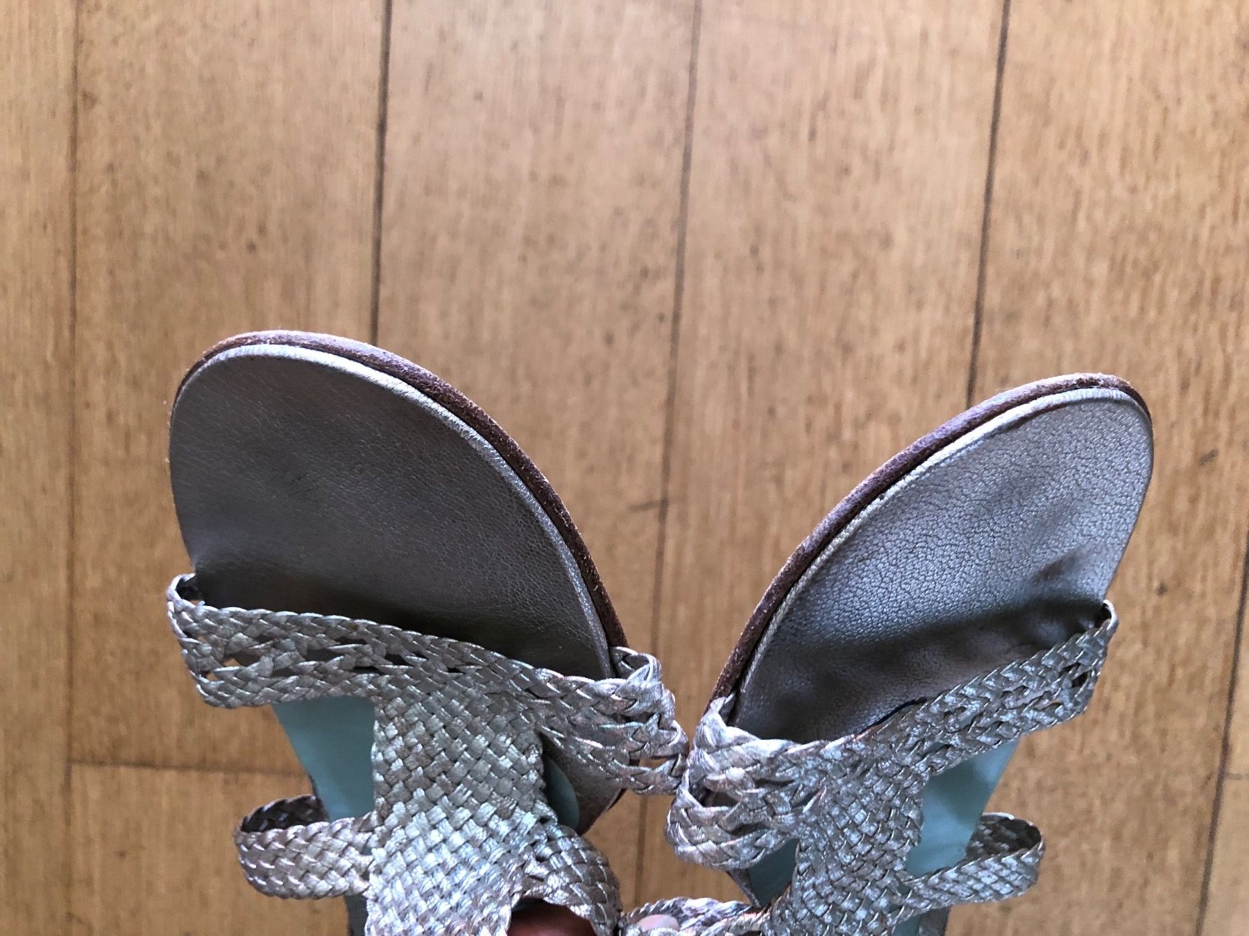 Stefi Talman Scarpe da donna: STEFI TALMAN Silber Echtleder! WUNDERSCHÖN! Gr 39.5 – Usato da Bern venduto da Etzy 6