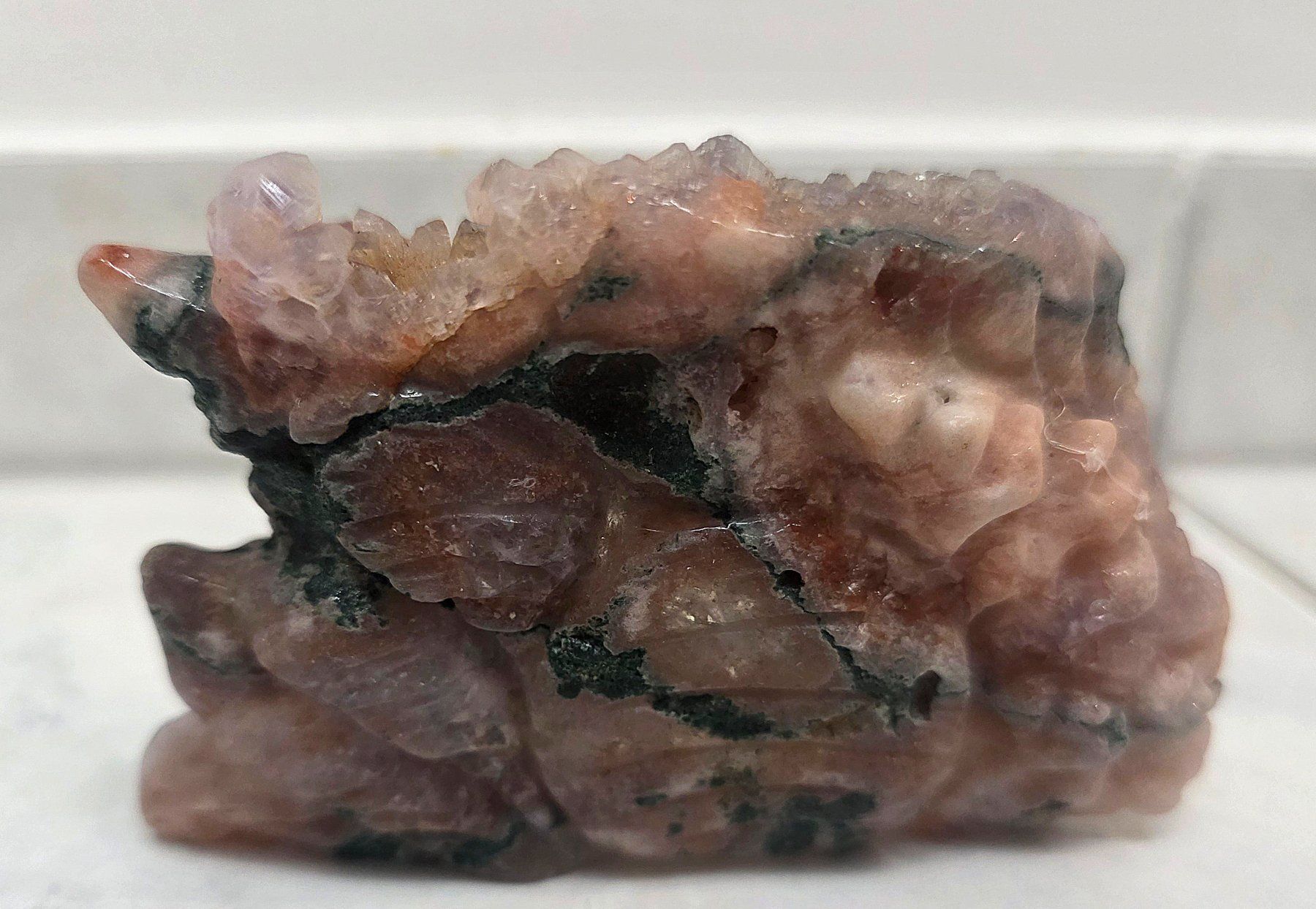 Minerali & Pietre curative: HQ AAA Pink Amethyst Freiform Delfin Schnitzerei 295 – Nuovo e nell'imballaggio originale da Matzingen venduto da Shay_Crystalz 4