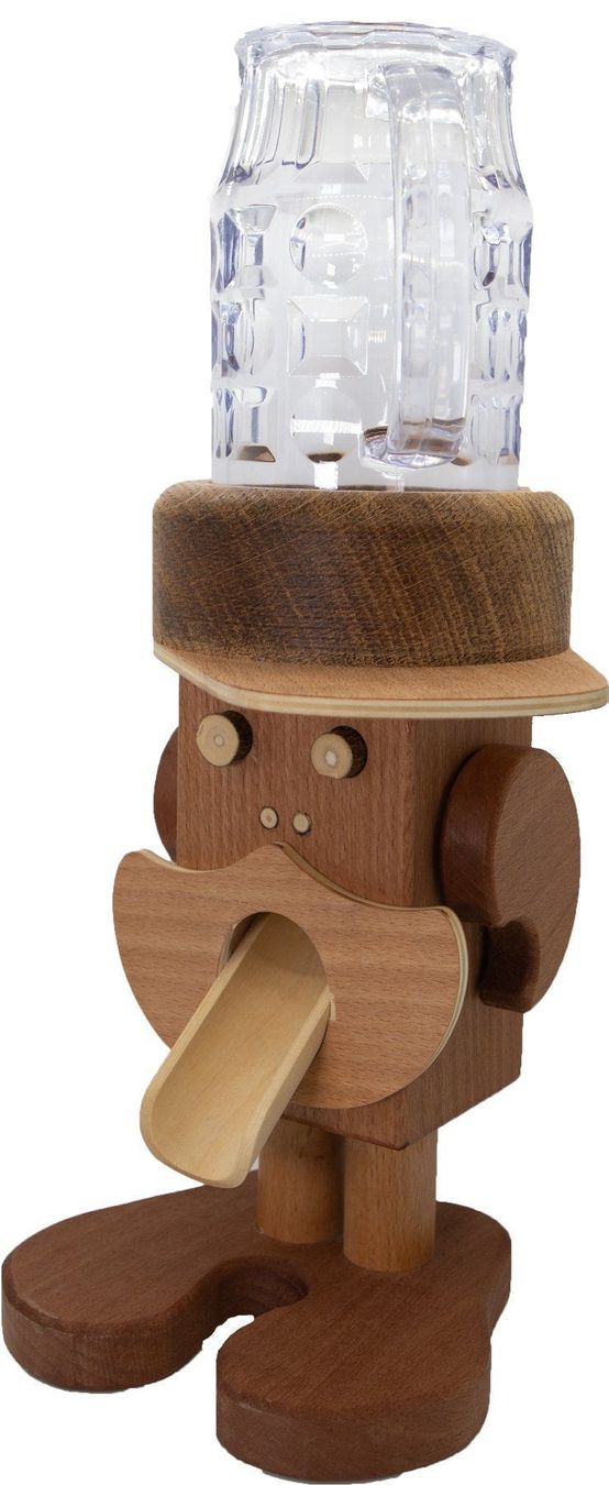 Articoli in legno: Nüsslimann mit Bierkrug Mehrweg – Nuovo e nell'imballaggio originale da Sax venduto da Frehner 1