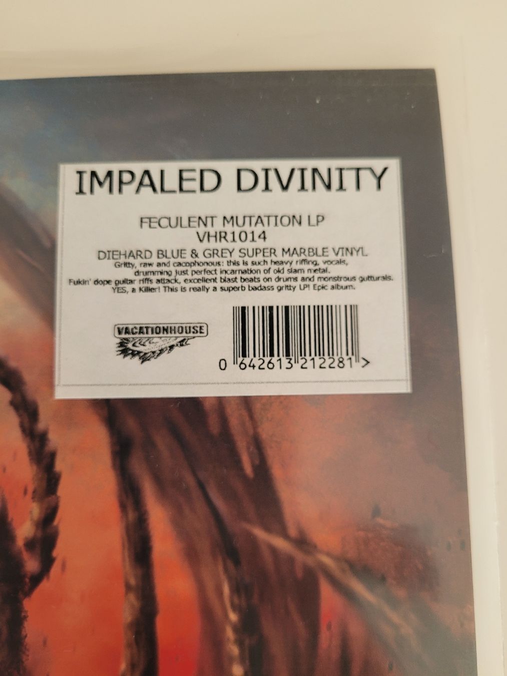 Schallplatten: Impaled Divinity - Feculent Mutation Blue/Grey Marbled Vinyl – Neu (gemäss Beschreibung) aus Münsingen von Drachenwurst 1