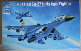 Modell 1:72 - Su-27 Early Type von Trumpeter