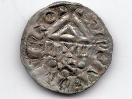 (1554) Wallis Bischof Sitten + St. Moritz, Pfennig o. J.