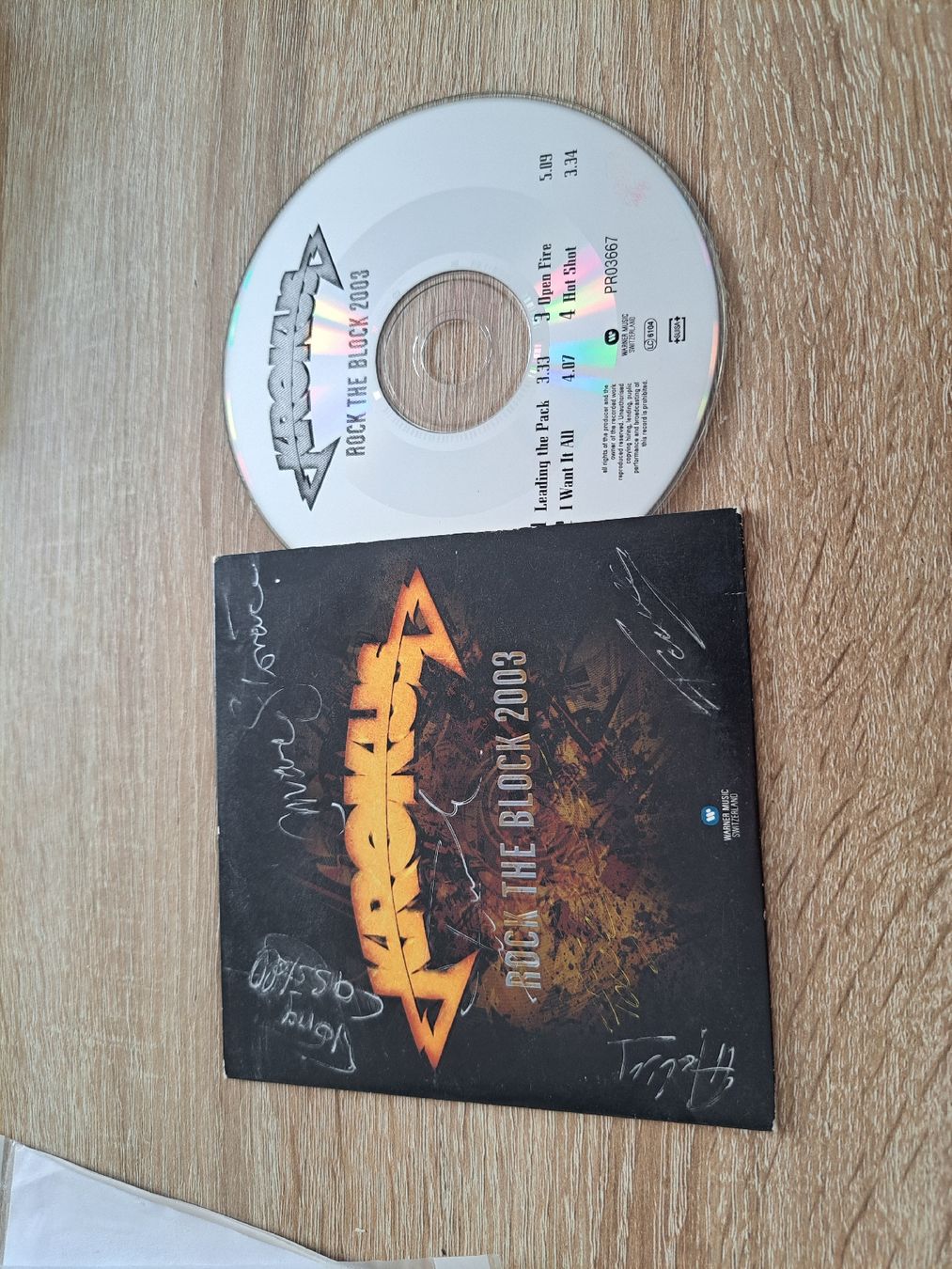 CDs: CD Krokus Rock the Block 2003 signé – Gebraucht aus Sierre von ronhextall