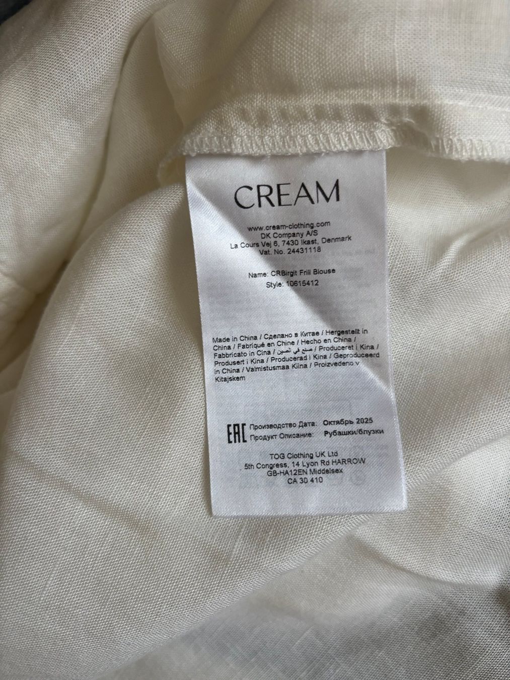 Cream Tuniques: CREAM Tunika/Bluse neu – Neuf (Voir description) à Merishausen par yourdream 5