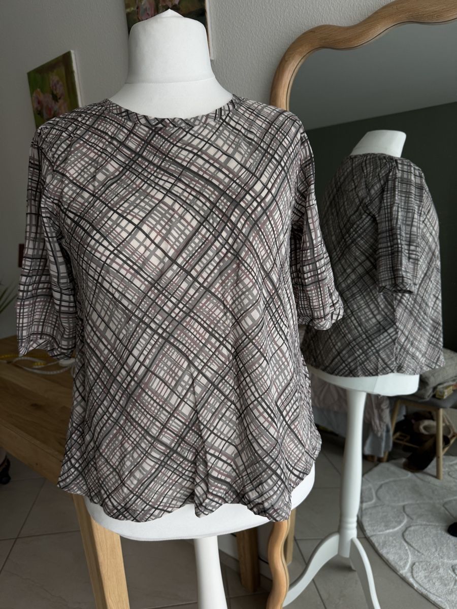 Blusen: Masai Bluse beige-braun-grau – Neu (gemäss Beschreibung) aus Muttenz von einfach-schoen