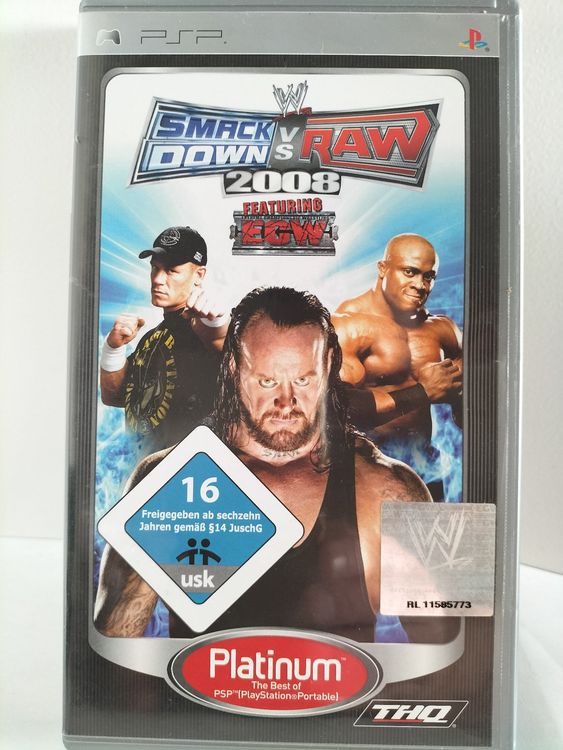 Jeu PSP Smackdown Vs Raw 2010 - UMD Seul (non Testé) - Combat - THQ
