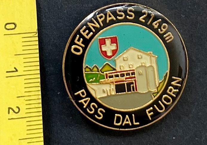 Swiss Placchette & Badge: Ofenpass, PASS DAL FUORN, Pin – Usato da Ostermundigen venduto da DaxKarten-75
