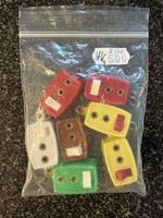 7 Miniatur Wippenschalter Set bunt 7 Stück neu