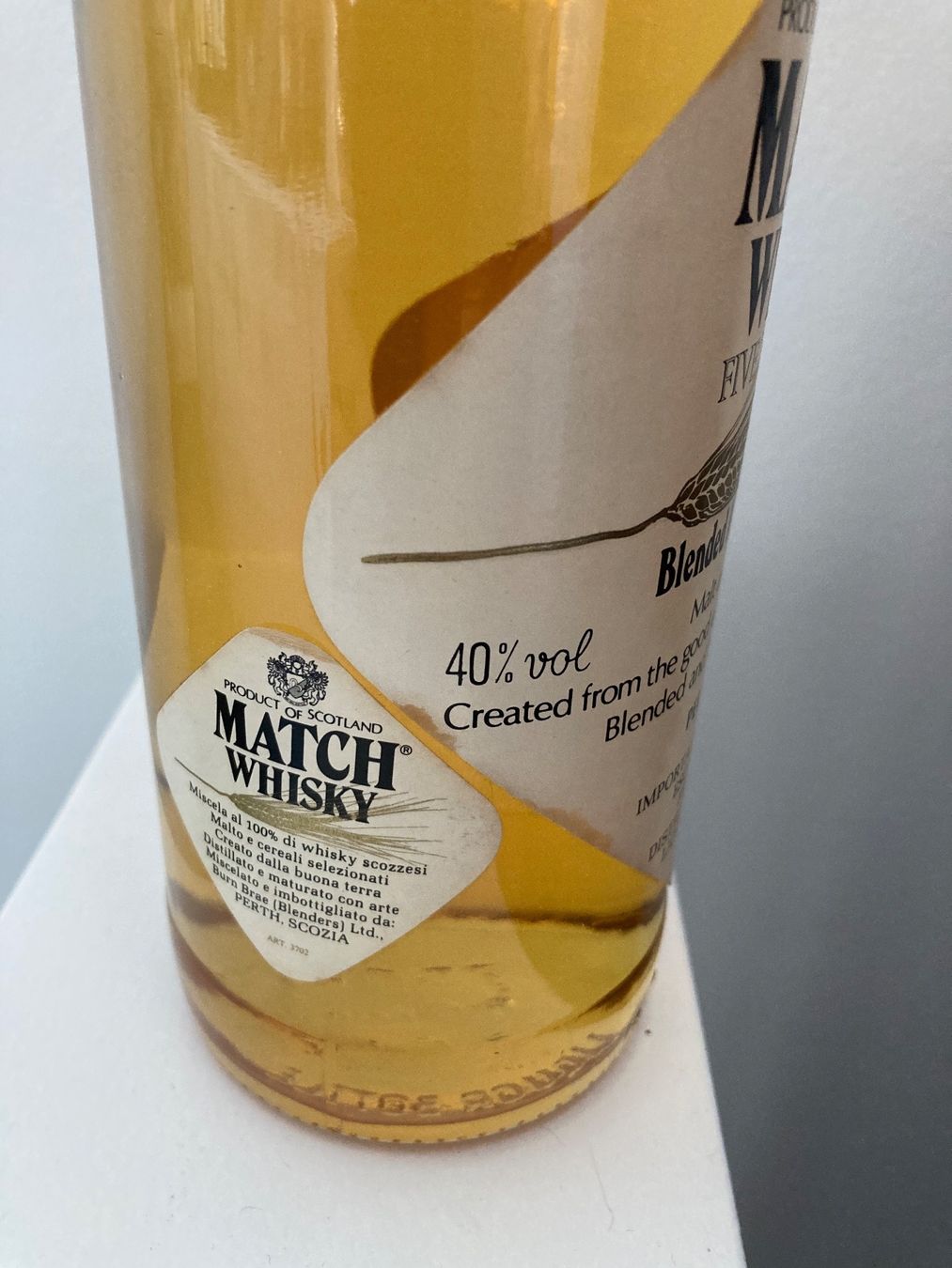 Spirituosen: Match 5 years Whisky von ca 1985 – Neu (gemäss Beschreibung) aus Roggwil BE von Maui2000 3