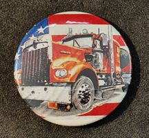 CC003 - Button LKW Lastwagen Truck Zugmaschine USA America