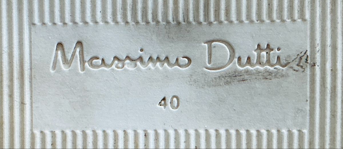 Massimo Dutti Scarpe da donna: Massimo Dutti Schnürschuhe in grau aus echtem Leder Gr. 40 – Nuovo (secondo la descrizione) da Kreuzlingen venduto da LoveTheSea 2