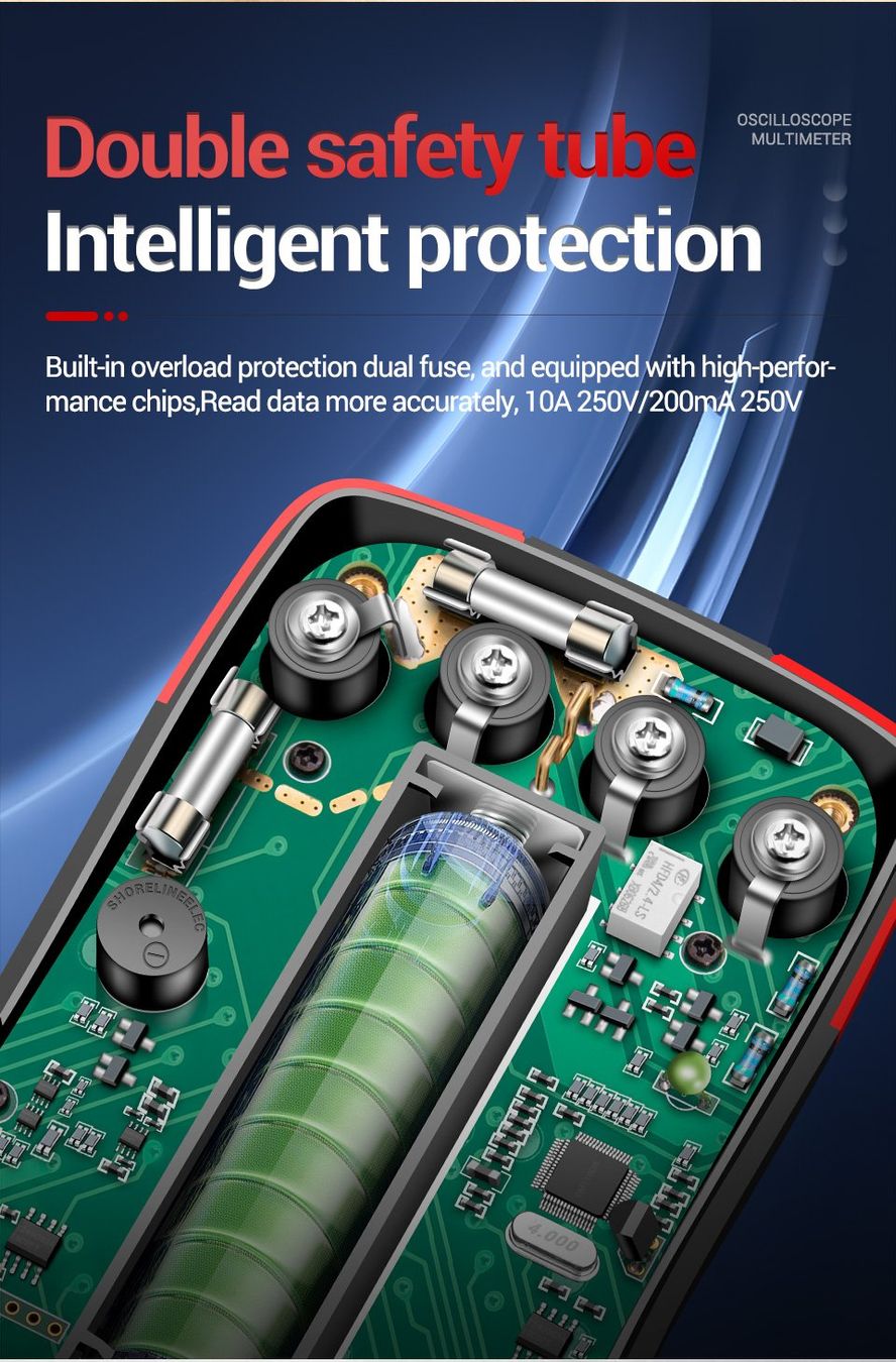 Misurare: Digitaler oszilloskop transistor test multimeter – Nuovo e nell'imballaggio originale da Genève venduto da Top-Trend 4