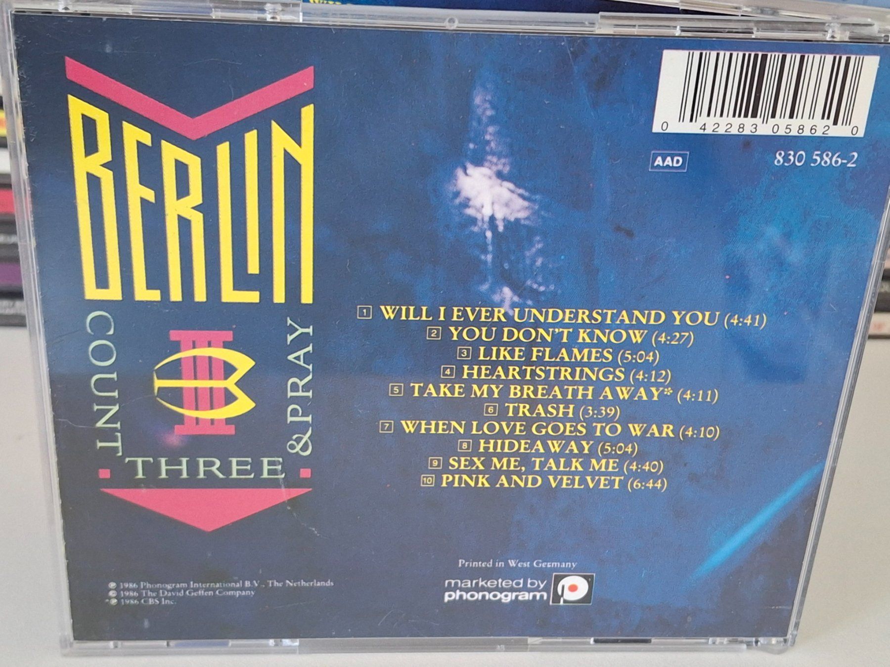 CDs: CD Berlin - Count Three & Pray – Gebraucht aus Aarberg von Jackup1 1