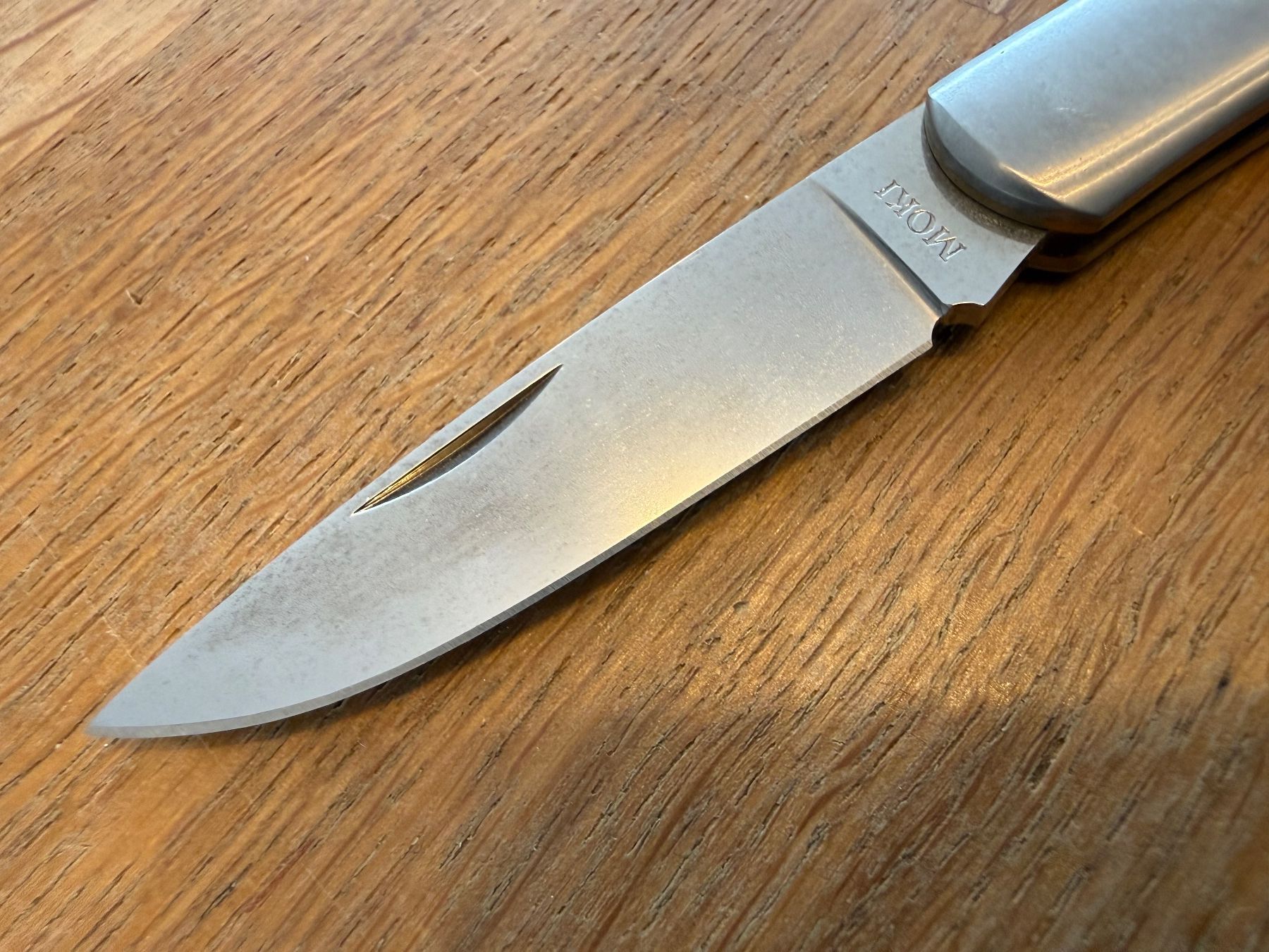 Coltelli tascabile: MOKI Klappmesser mit Perlmuttgriff - Top Zustand! – Nuovo (secondo la descrizione) da Goldach venduto da Messerguru 2