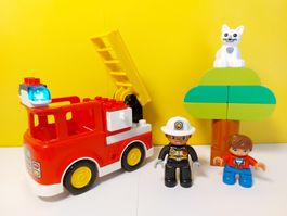 LEGO DUPLO 10901 Feuerwehr- Auto mit Licht & Ton Komplett