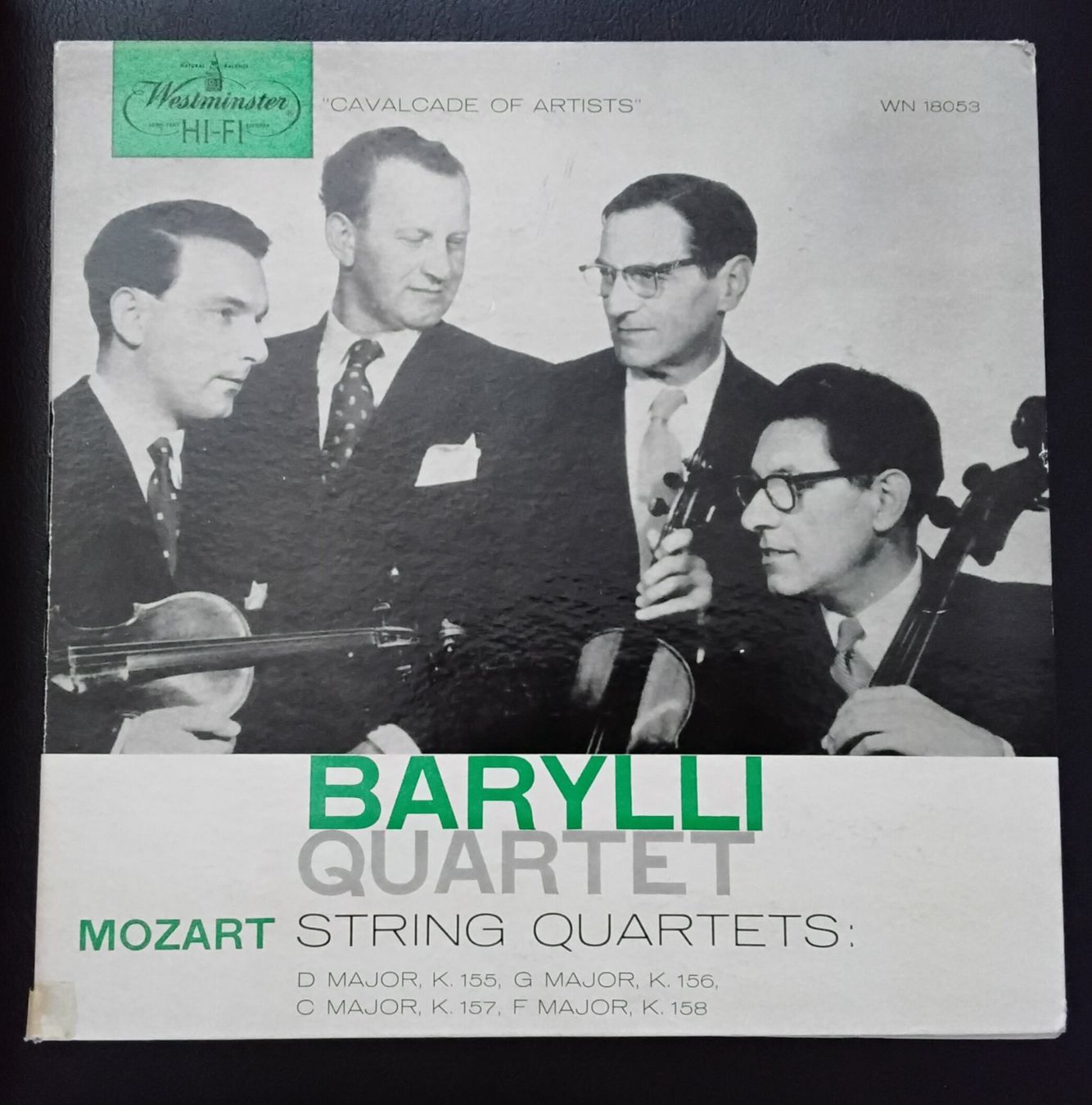 Vinyles: Mozart Barylli Quartet String Quartets K.155/158 Westminster – D'occasion à Lohn-Ammannsegg par analogis