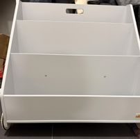 Pinolino Bücherregal Lasse mit Rollen grau