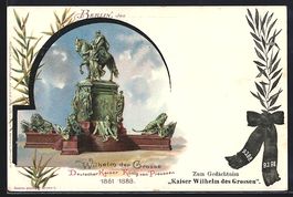 Litho Berlin, Denkmal Wilhelm des Grosse