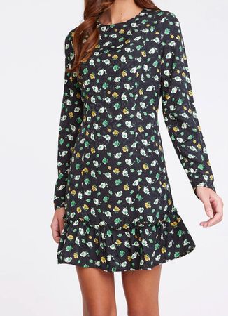 Robe patineuse à fleurs - Neuve, Taille 38