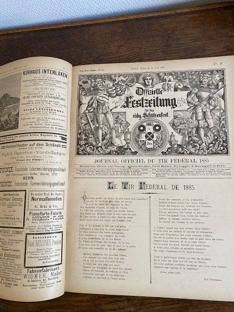Libri: BUCH  SCHÜTZENFEST  BERN  1885 – Usato da Chur venduto da silbermon 6
