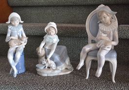 Nao Lladro Porzellanfiguren Set 3-teilig gebraucht