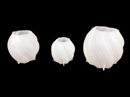 3er Set Silikonform (Giessformen)
