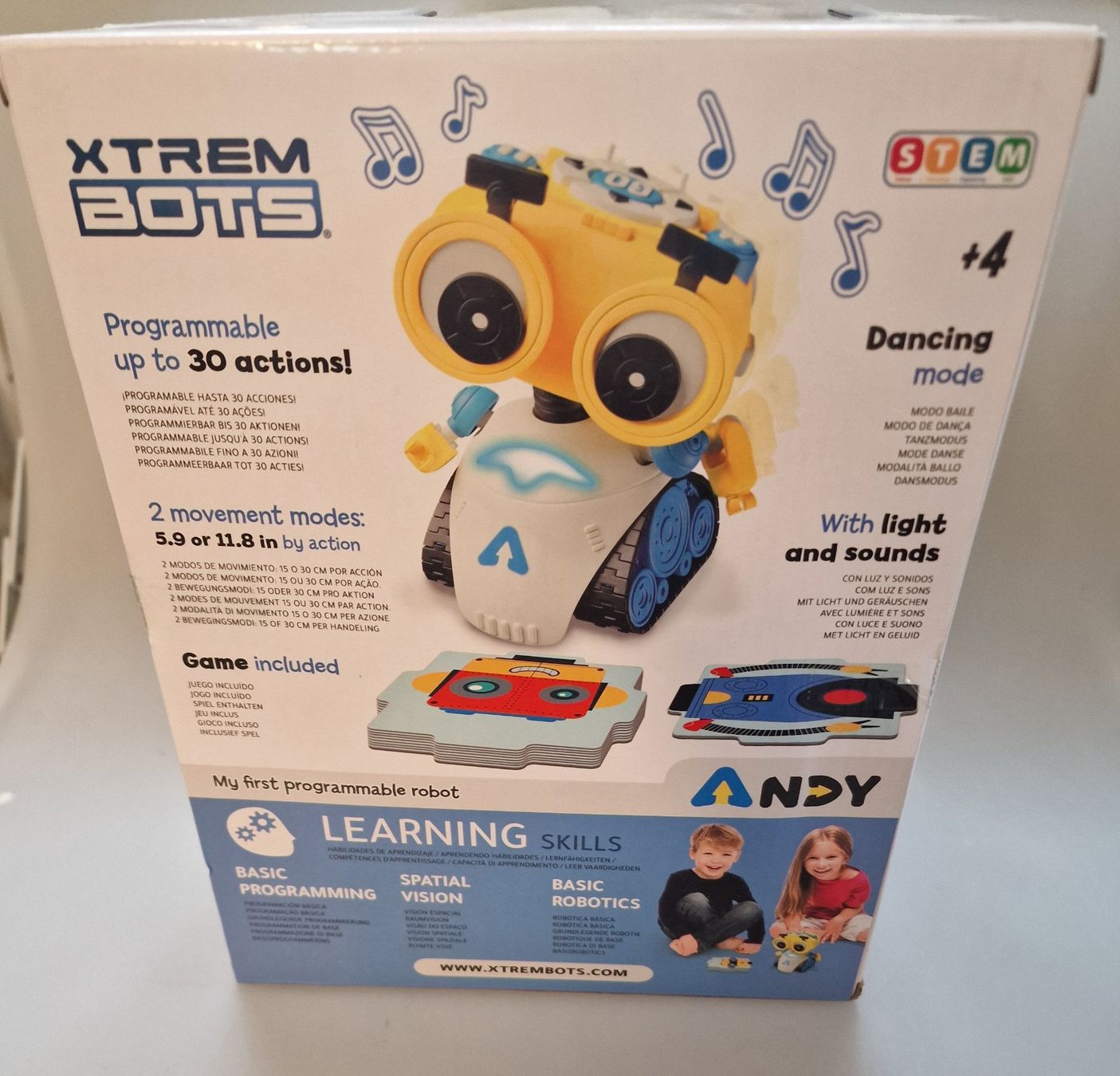 RC Modellbau: Programmierbarer Spielzeugroboter ANDY mit Sound & Licht – Neu und originalverpackt aus Oberuzwil von aseinkaufswelt 1