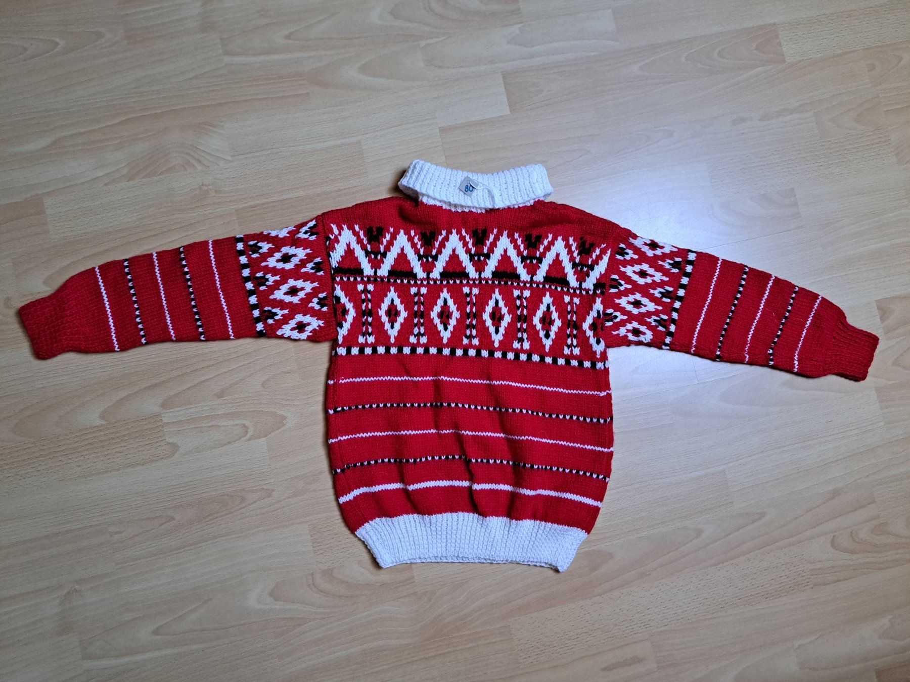 Maglioni & Felpe: Handgestrickter Woll-Pullover, Einzelanfertigung – Nuovo (secondo la descrizione) da Hettiswil venduto da san_kf5h 1