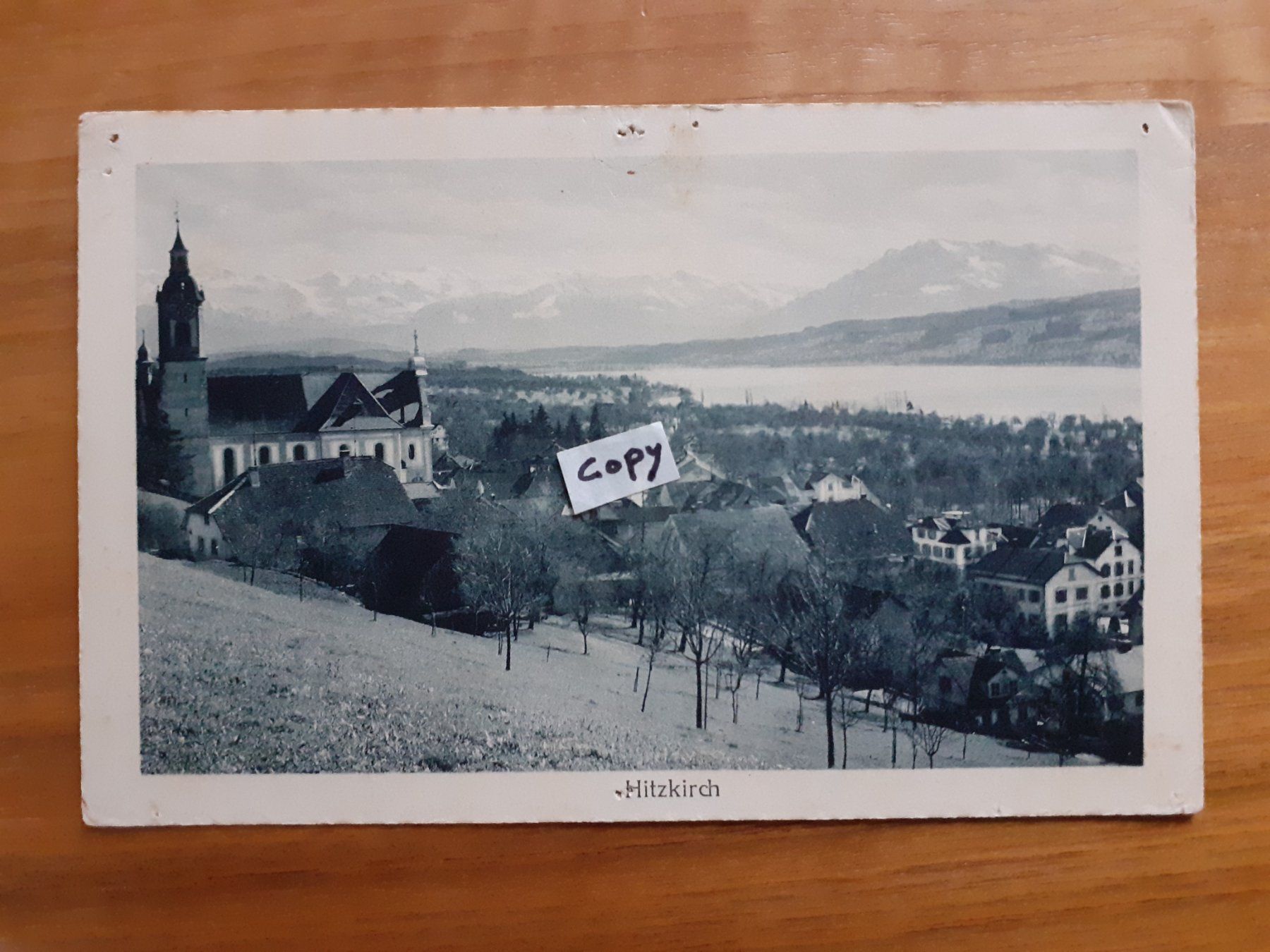 Cartoline postali: AK Hitzkirch Luzern - Baldeggersee – Usato da Küssnacht am Rigi venduto da cartolina-1
