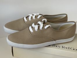 Keds, Damensneaker, Gr. 41, khaki, ungetragen. 