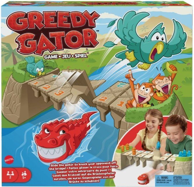 Mattel Giochi: Greedy Gator Spiel Mattel – Usato da Zürich venduto da cole15
