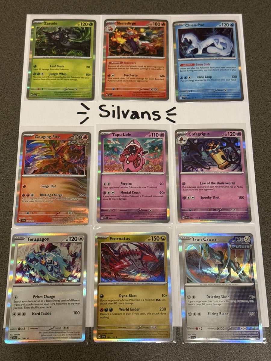 Pokémon Carte collezionabili: 9 Holo Pokemon Karten Surging Sparks Englisch Set – Nuovo (secondo la descrizione) da Wil SG venduto da Silvans