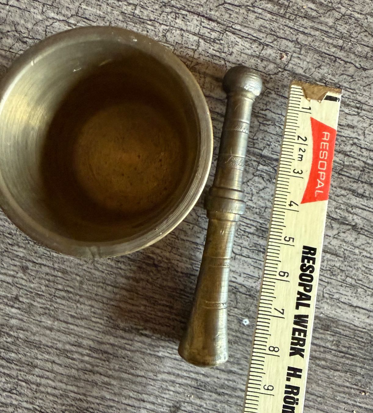 Altro per cucinare: Antiker Mörser klein aus Messing – Usato da Aarwangen venduto da concorde58 2