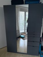 Kleiderschrank, Anthrazitgrau, leicht gebraucht