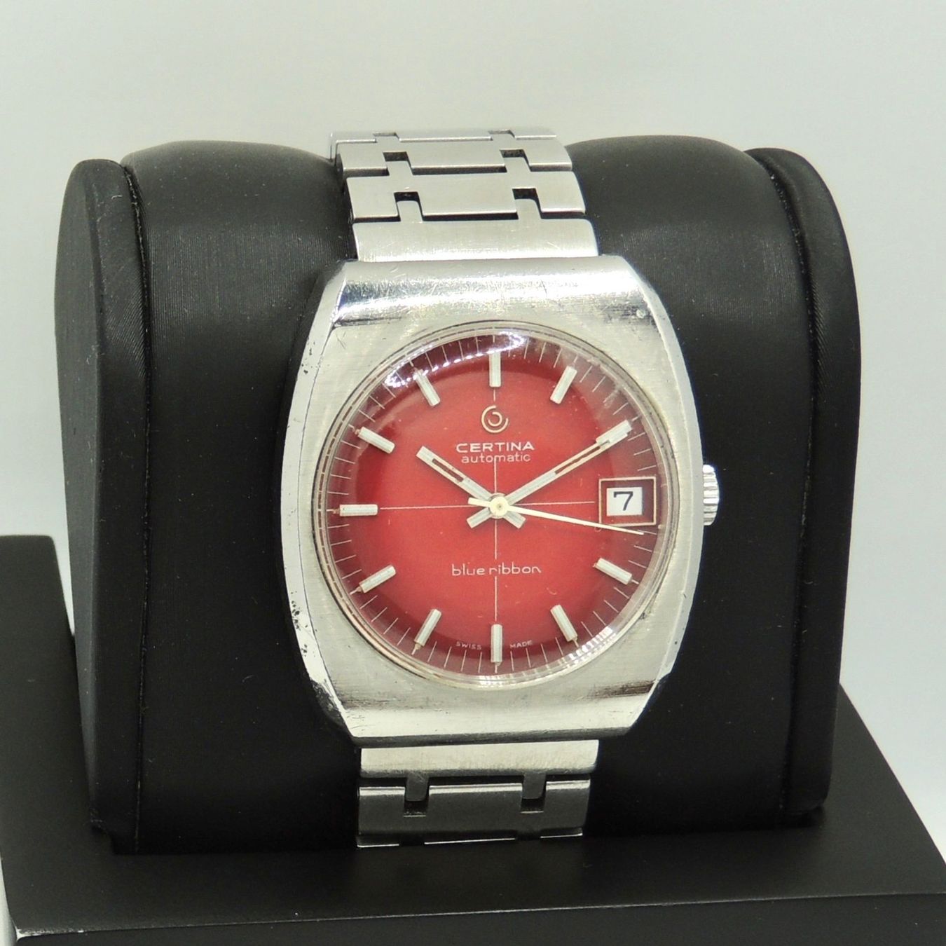Certina Orologi: Montre Certina Blue Ribbon Automatic vintage – Usato da Lausanne venduto da DuGoutetdesCouleurs 1