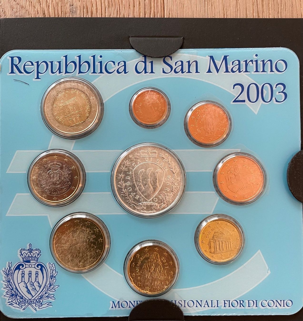 Tutti le monete: 2003 San Marino KMS EURO – Nuovo e nell'imballaggio originale da Hombrechtikon venduto da bettersurfer 3