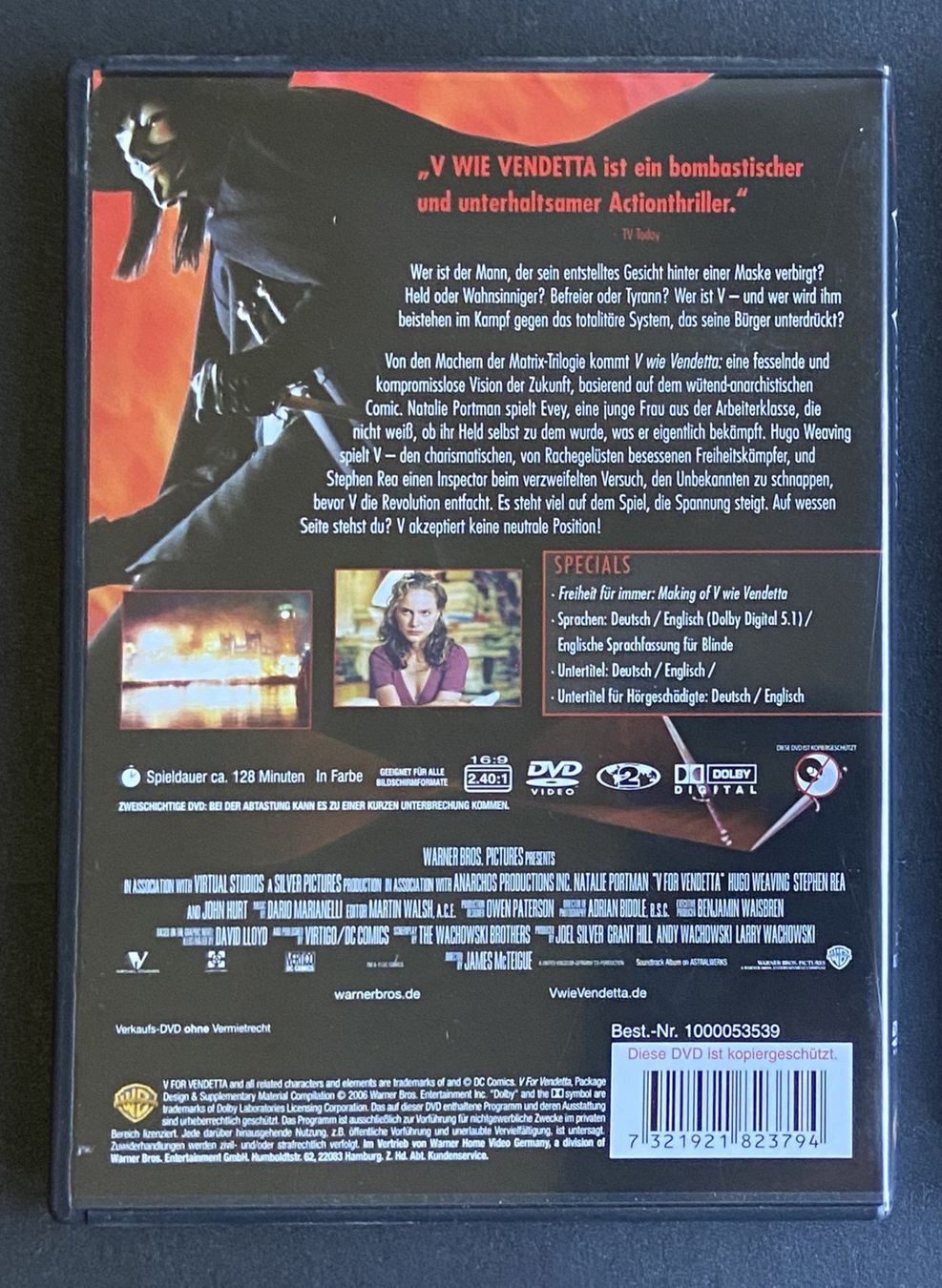 Tutti i DVDs: DVD  "Vwie Vendetta" – Usato da Böckten venduto da Hansi36 2