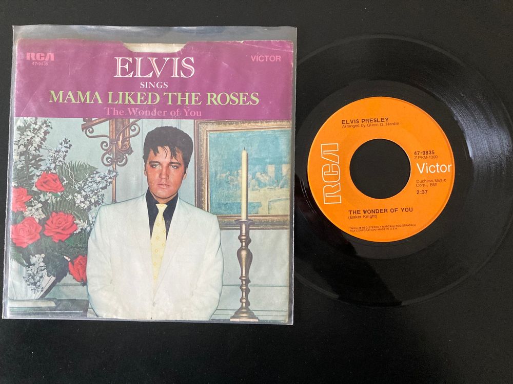 Elvis Presley / Single Mama Liked the Roses / USA Kaufen auf Ricardo