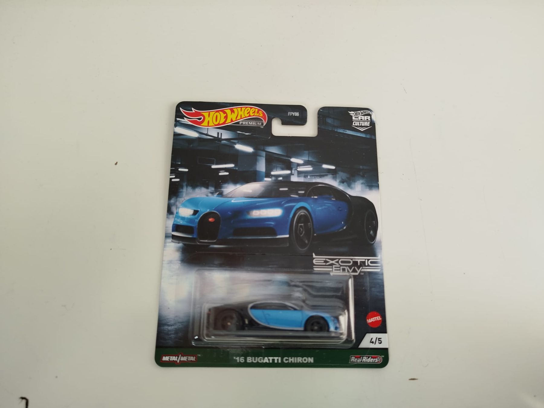Hot Wheels Voitures modèles: Hot Wheels Premium '16 Bugatti Chiron, Exotics, OVP, selten – Neuf (Voir description) à Ruggell par bonizer