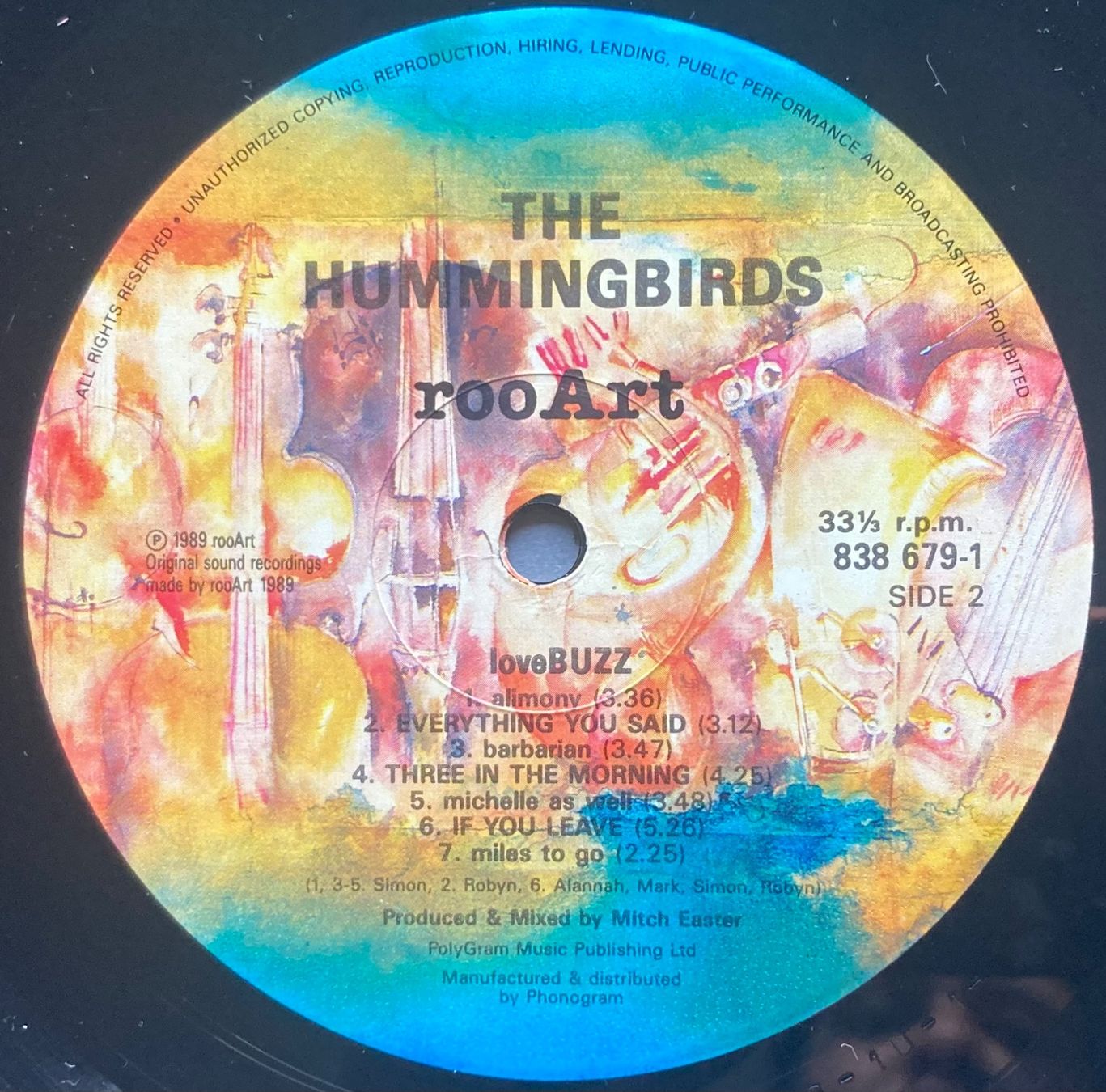 Dischi in vinile: THE HUMMINGBIRDS - LOVEBUZZ – Usato da Poliez-Pittet venduto da Newtown-Records 3