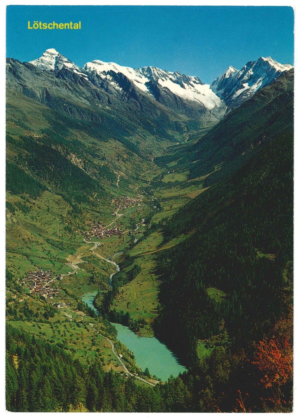 Cartoline postali: Lötschental mit Lötschenlücke – Nuovo (secondo la descrizione) da Castione venduto da Rx-stamps
