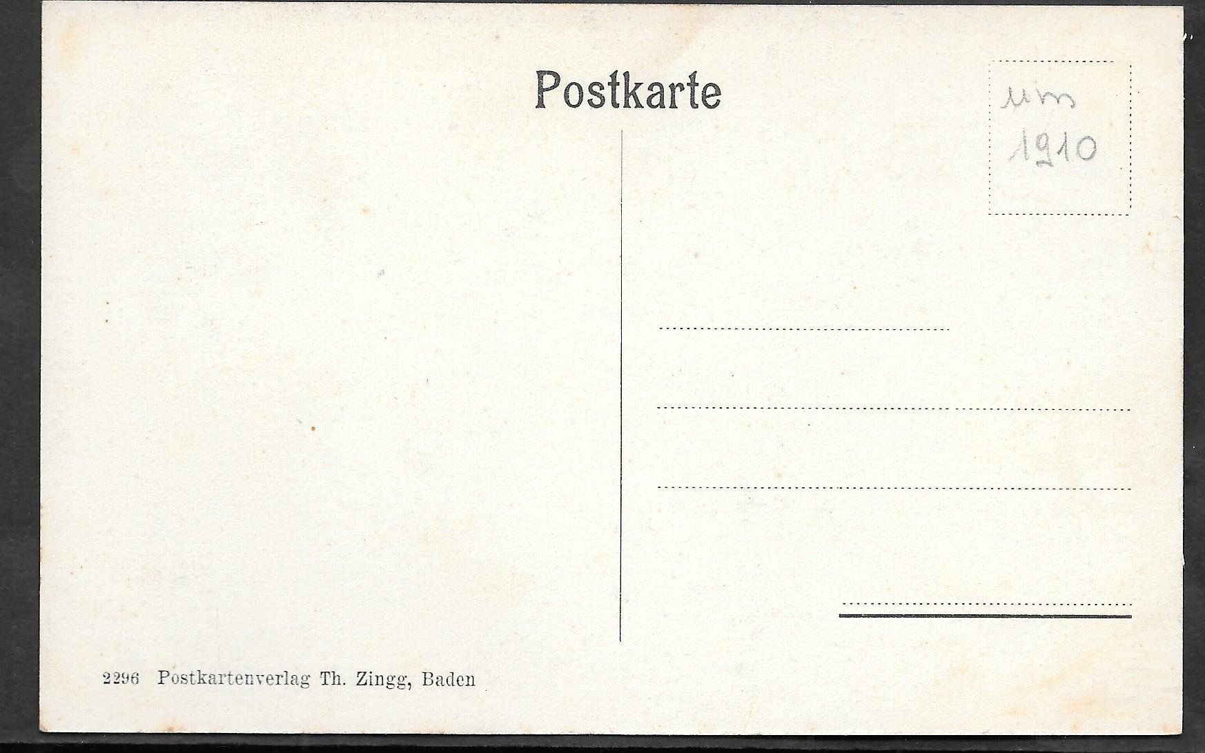 Cartoline postali: Baden Teilansicht mit Hotel Krone – Usato da Olten venduto da clotaldi 1
