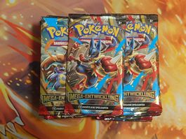Pokemon Sammelkartenspiel Mega-Entwicklung 25 Booster Packs 