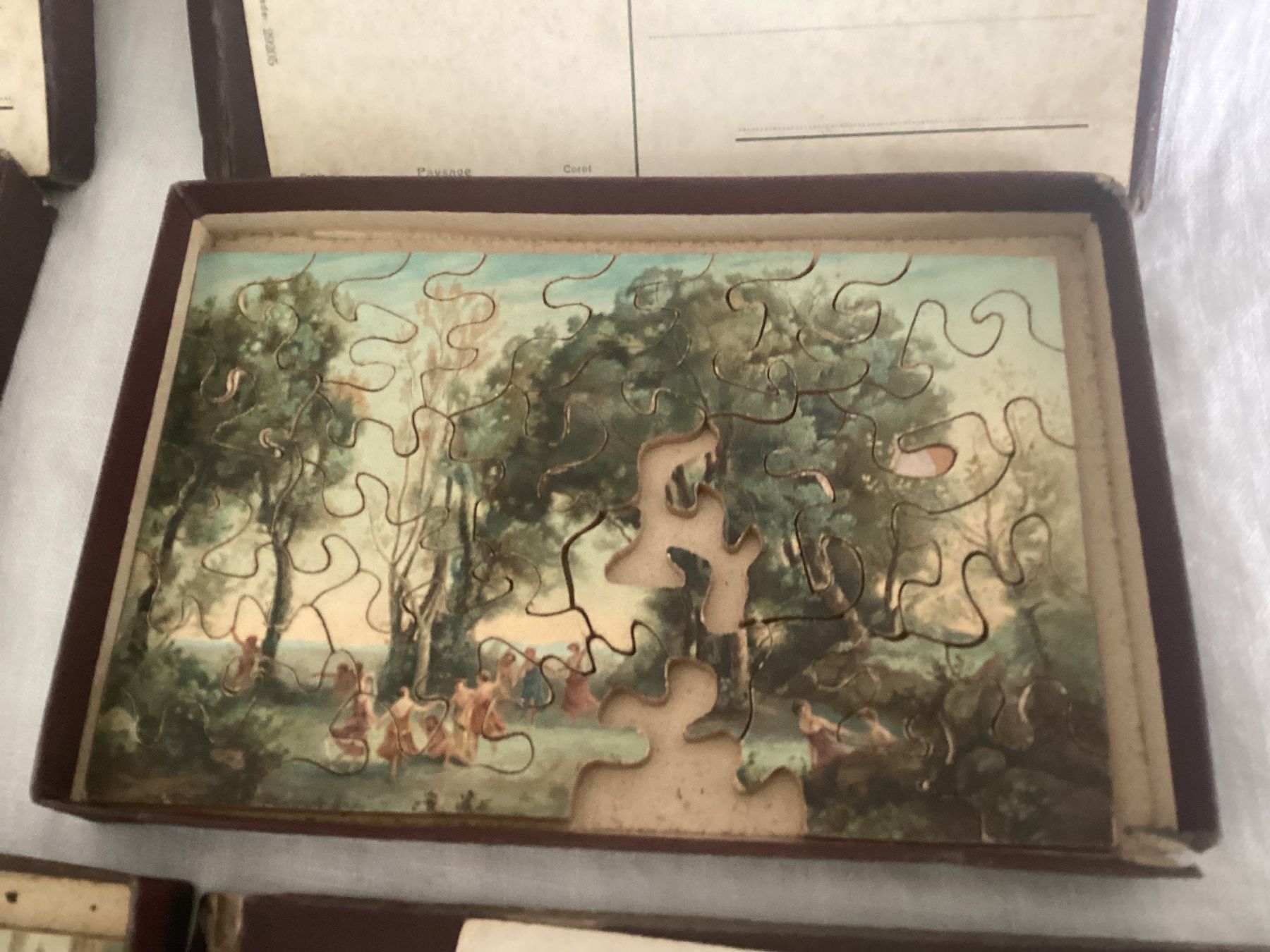 Puzzle: ANTIKE  HOLZPUZZLE  UM 1910 – Usato da Münchenstein venduto da NoSu98 5
