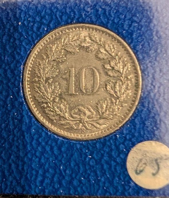 Tutti le monete: 10 Rappen 1965 – Usato da Arch venduto da coinsandmore 1