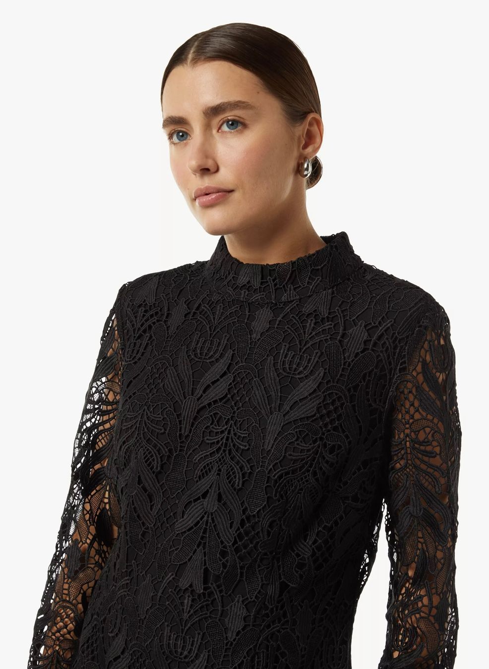 Comma Kleider: Comma EDLES SPITZENKLEID MIT STEHKRAGEN – Neu (gemäss Beschreibung) aus Luzern von Sommer_26 4