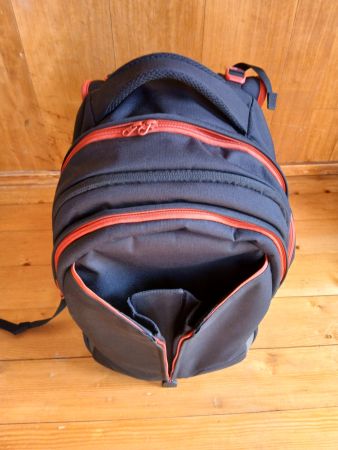 Satch Schulrucksack Rot/Schwarz