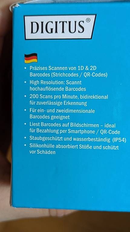 Scanner: Digitus 2D Barcode Hand Scanner – Gebraucht aus Trimbach von Kulikop 2