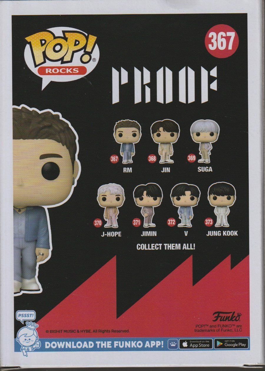 Funko Statuette: FUNKO POP!  ROCKS 367 BTS - RM new – Nuovo e nell'imballaggio originale da Vezia venduto da Aquarius_Age 2