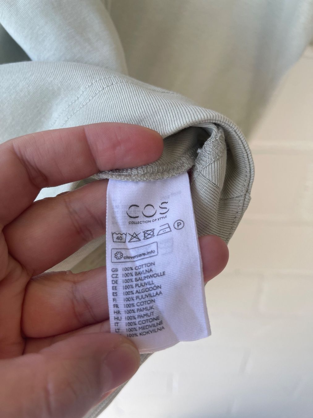 Cos Top: COS Oberteil Hellgrau-grün Gr. XS – Nuovo (secondo la descrizione) da Brütten venduto da Rod816 5